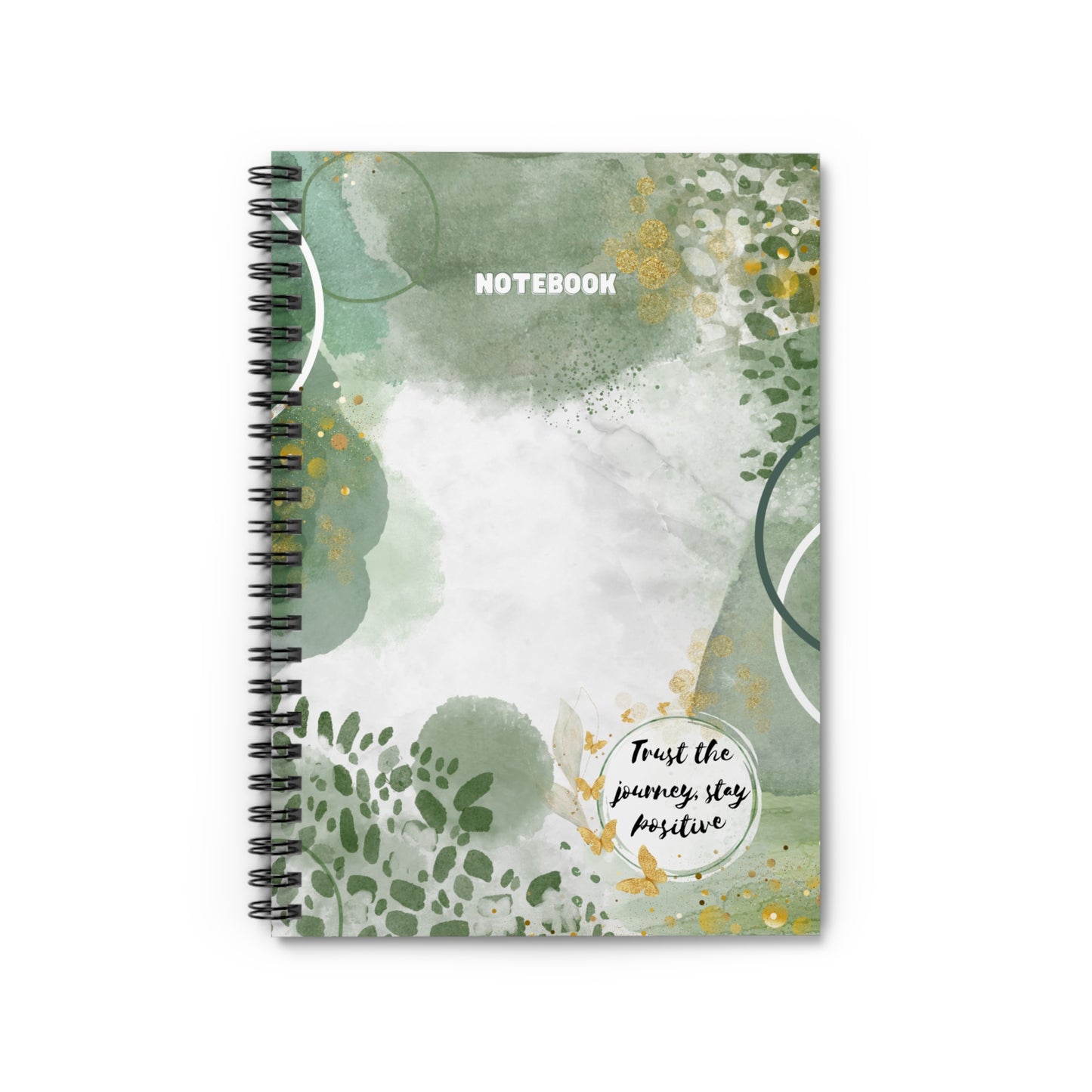 Trust the Journey, Stay Positive Notebook - Coco Harmonoco