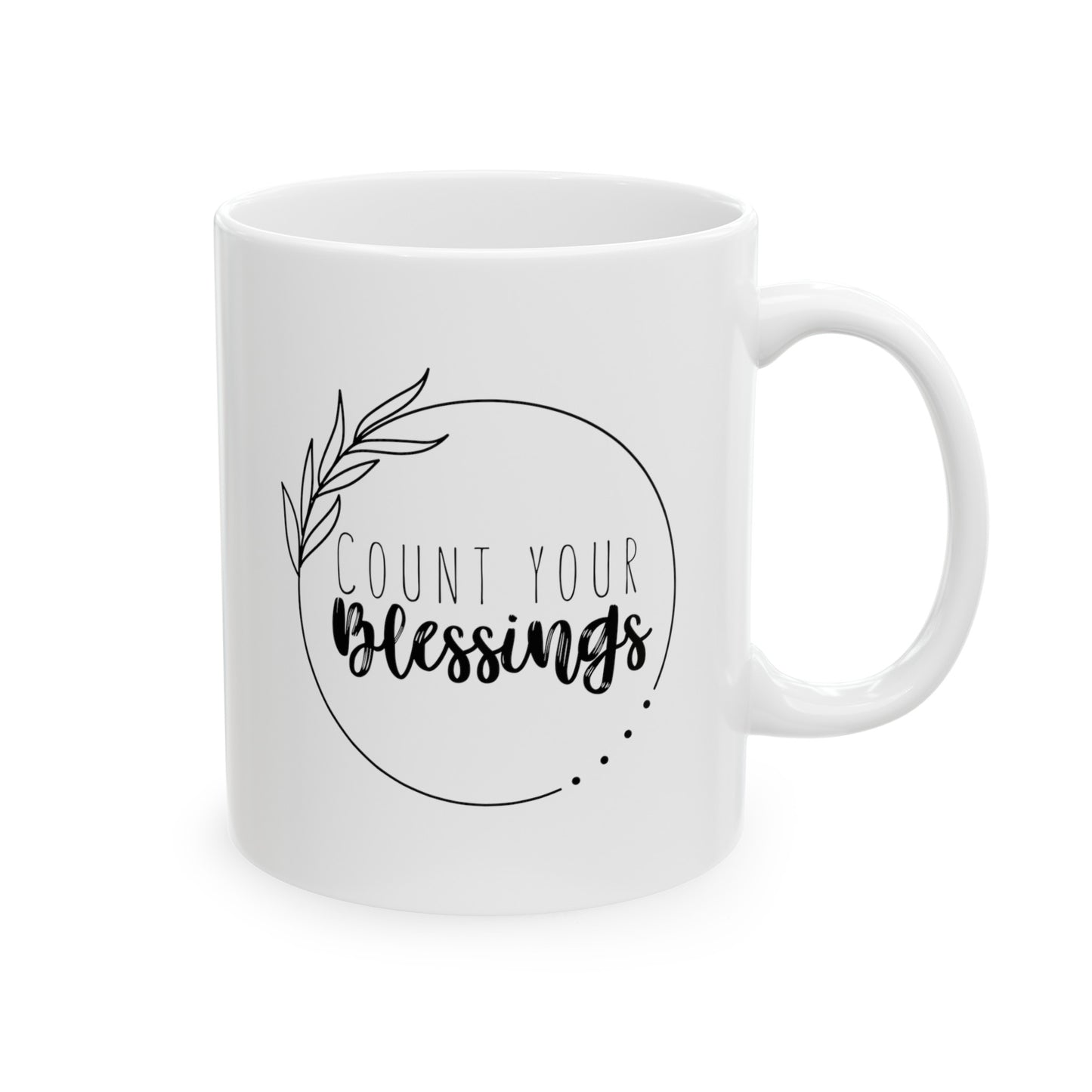 Count Your Blessings Gratitude Mug