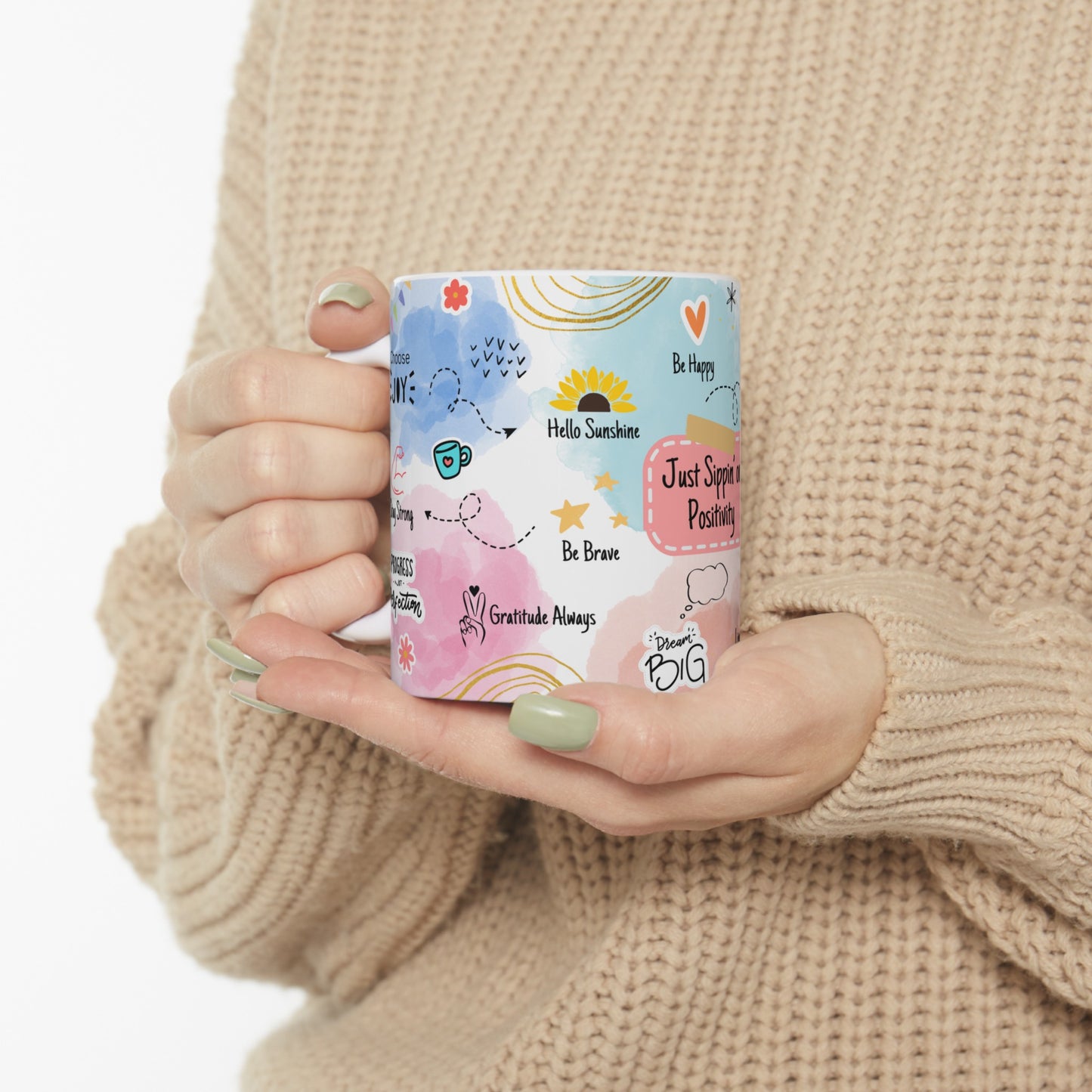 Just Sippin on Positivity Mug - Coco Harmonoco