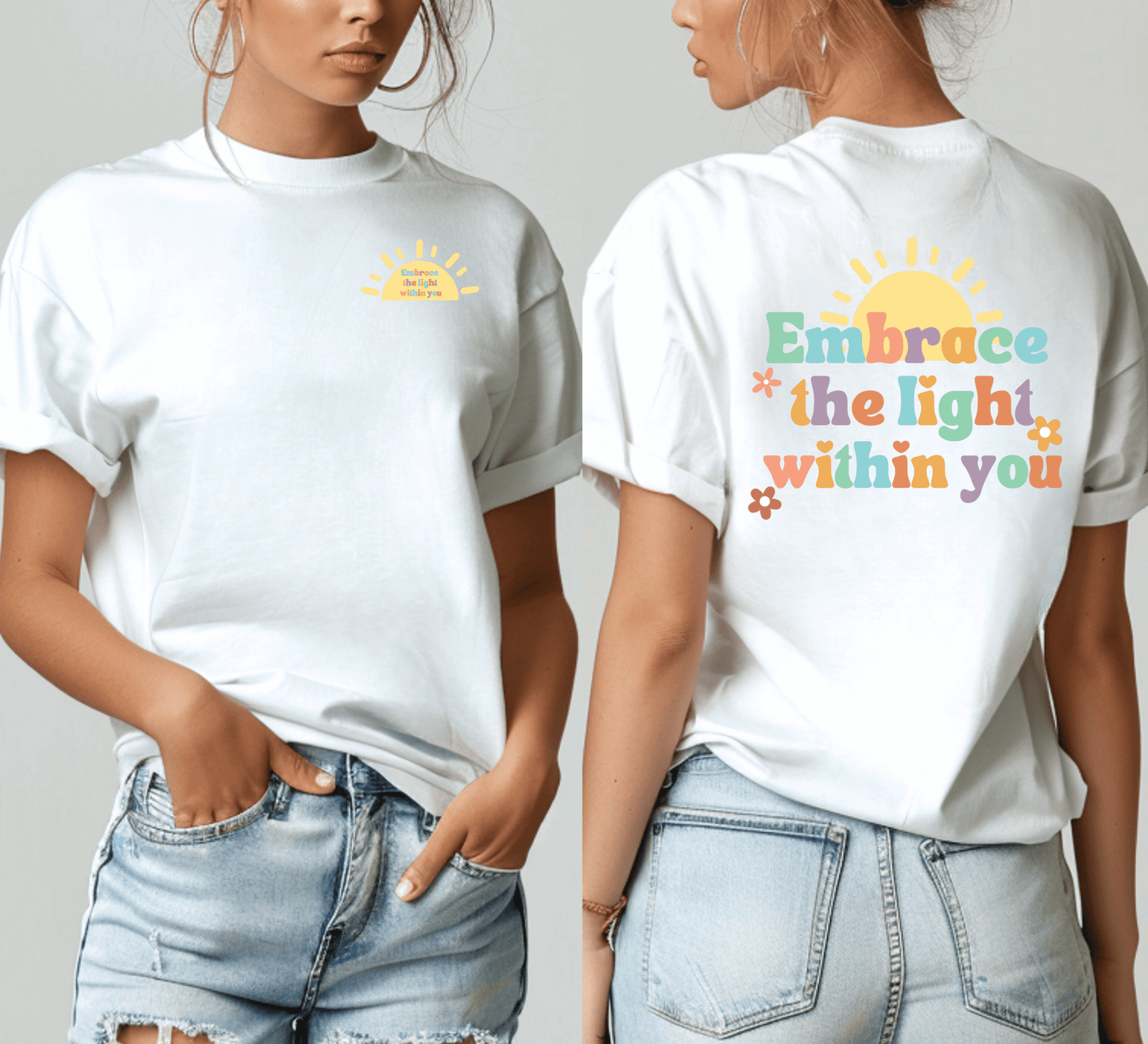 Embrace the Light Within You T-Shirt - Coco Harmonoco