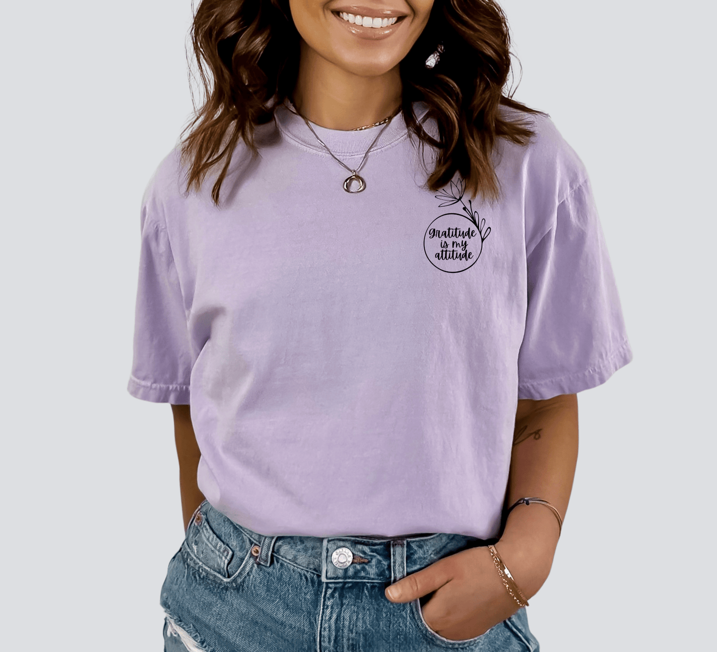 Gratitude is My Attitude T-Shirt - Coco Harmonoco