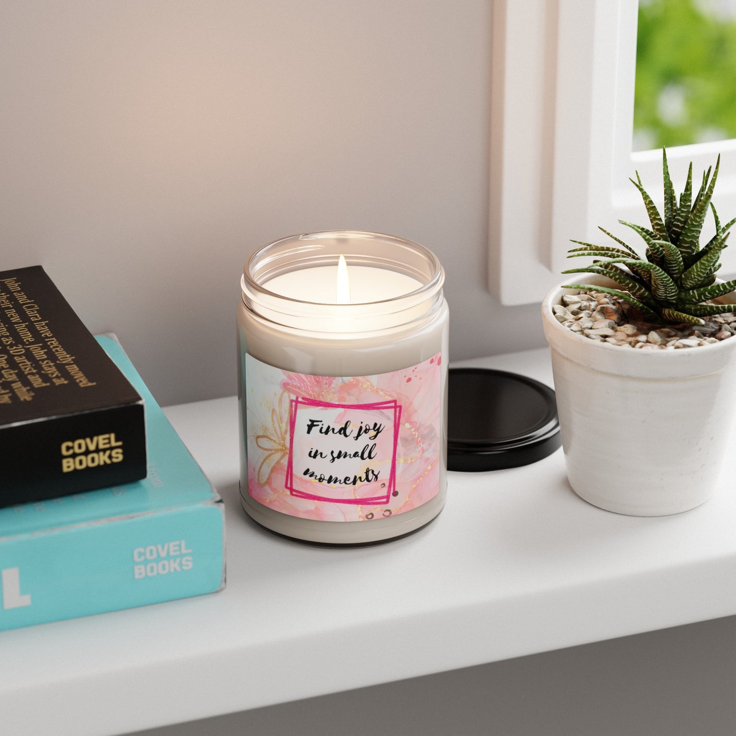 Find Joy in Small Moments - Scented Soy Candle (9 oz) - Coco Harmonoco