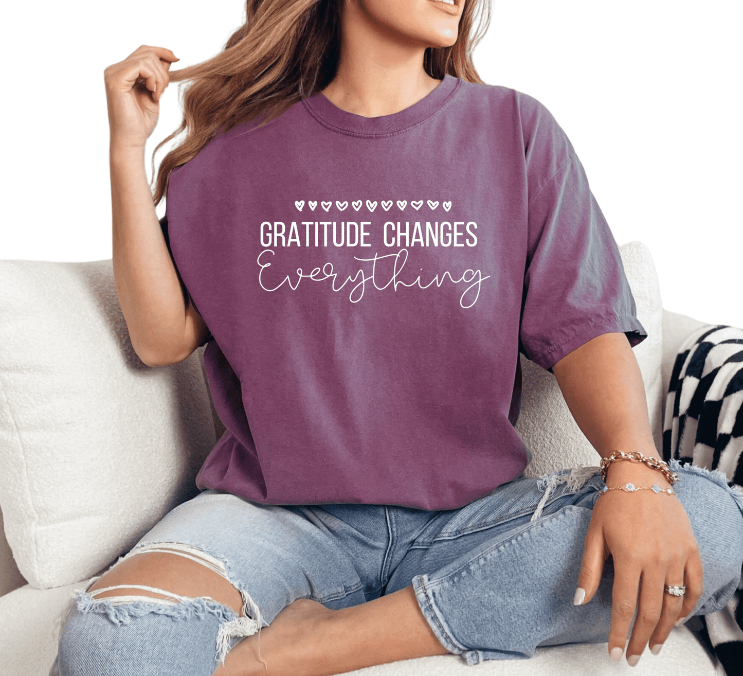 Gratitude Changes Everything T-Shirt - Coco Harmonoco