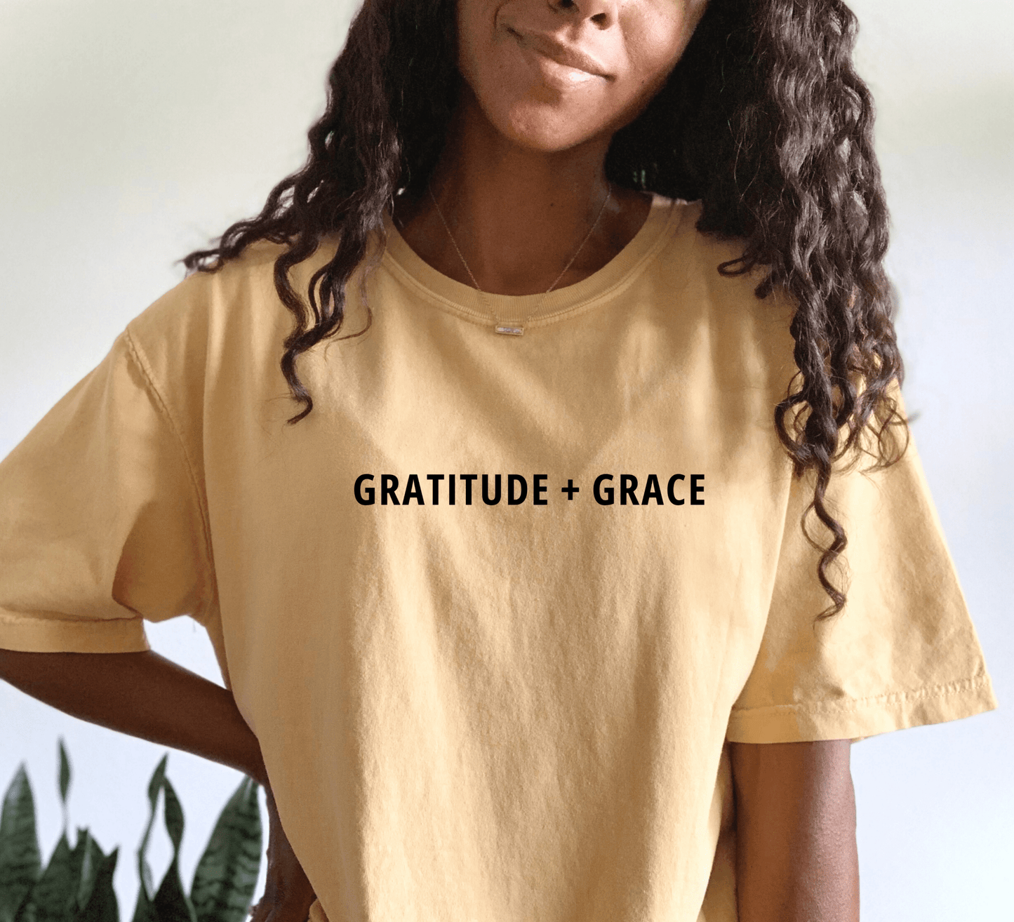 Gratitude and Grace T-Shirt - Coco Harmonoco