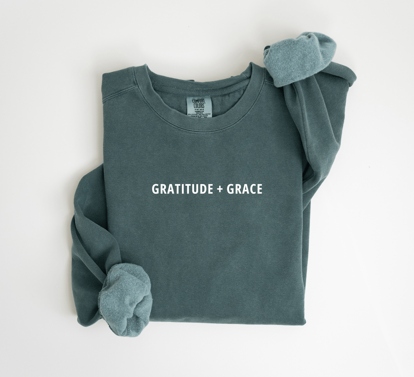 Gratitude + Grace Sweatshirt - Coco Harmonoco