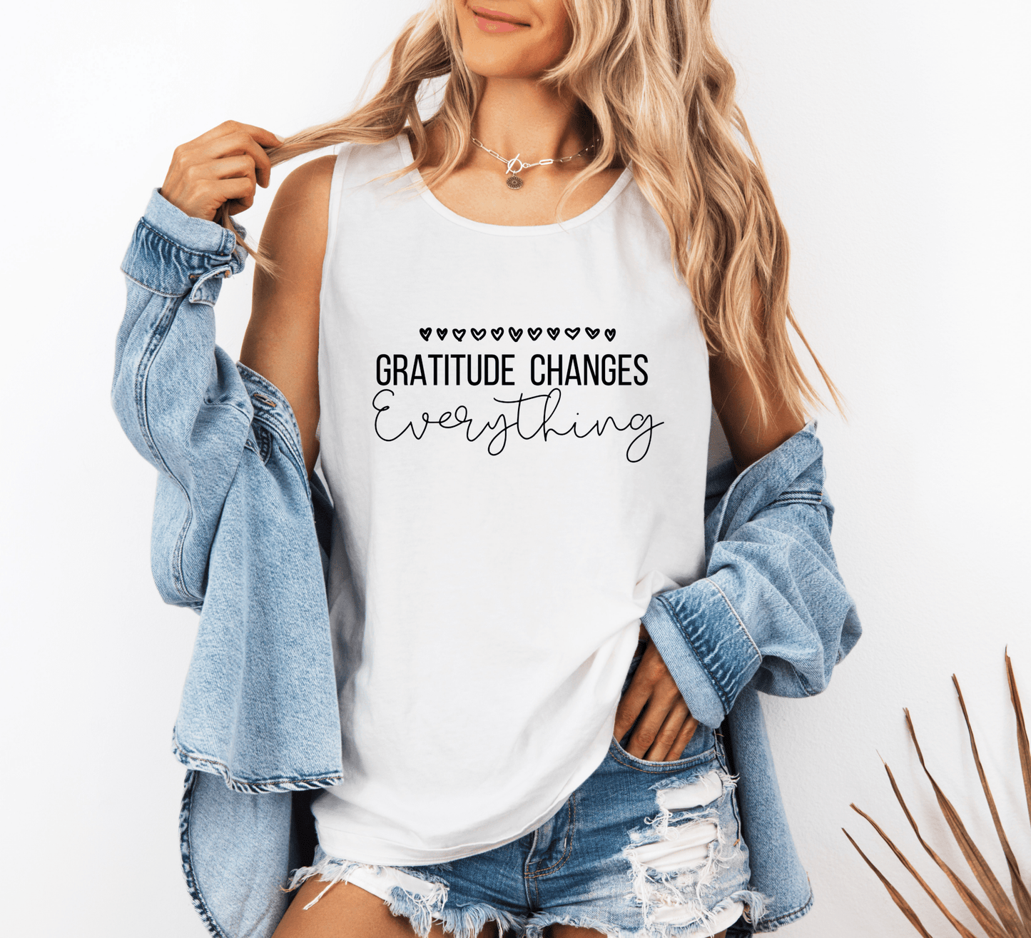 Gratitude Changes Everything Tank - Coco Harmonoco
