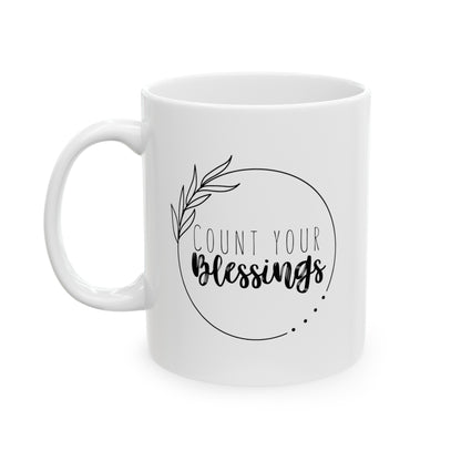 Count Your Blessings Gratitude Mug