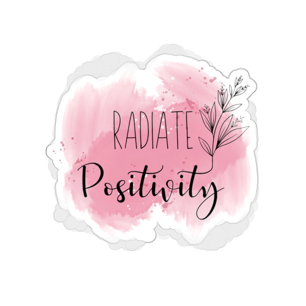 Radiate Positivity Sticker