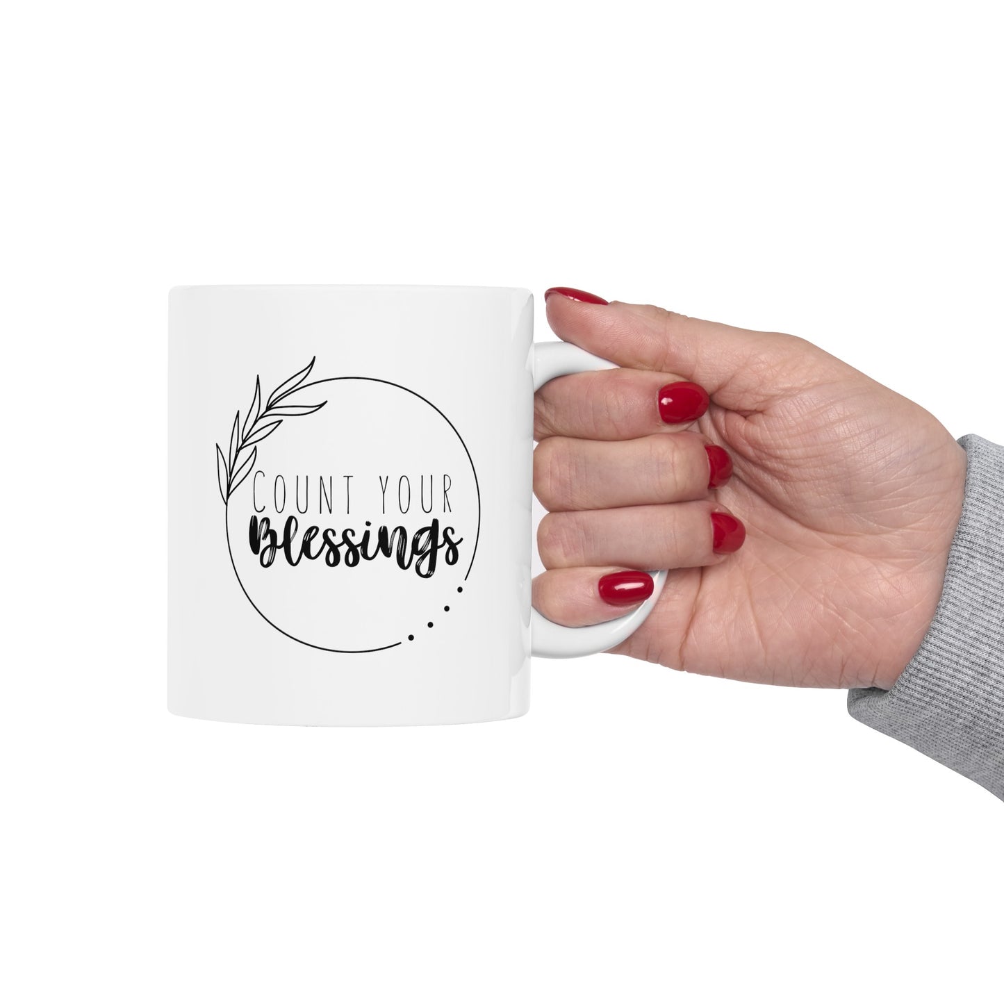 Count Your Blessings Gratitude Mug