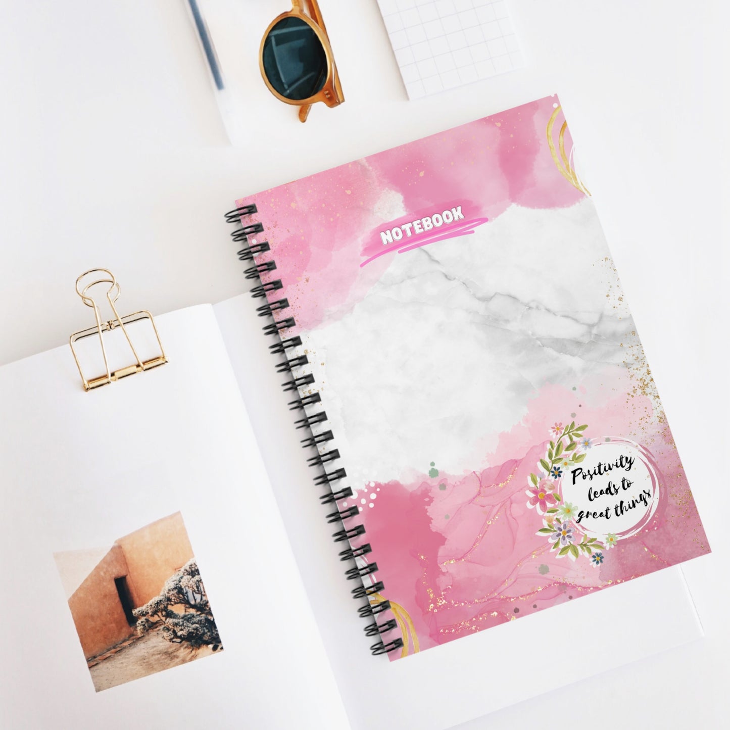 Positivity Leads to Great Things Notebook