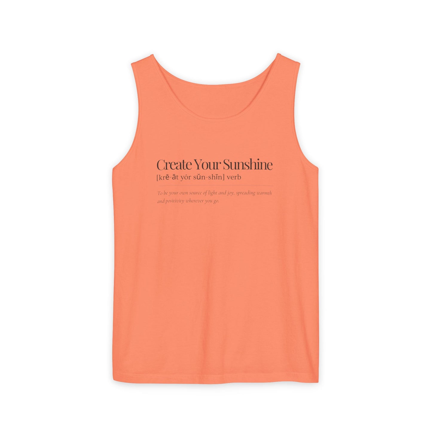 Create Your Sunshine Tank